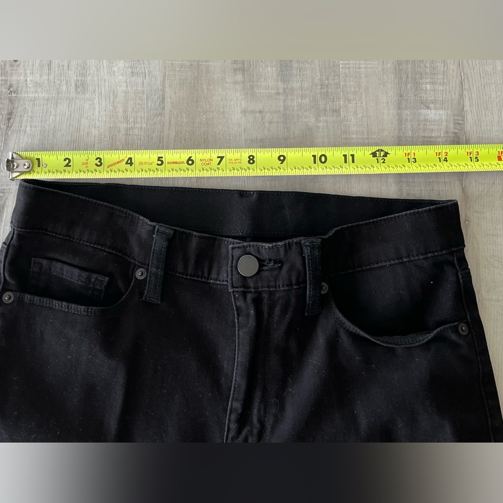 UNIQLO Black Skinny Tapered High Rise EZY Pants Size M (Waist 28-29”) - Picture 4 of 6